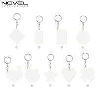Llaveros de Bricolaje a Precio Económico, Impresión a Doble Cara, Etiqueta de Transferencia de Calor, Llavero de Aluminio en Blanco, Etiquetas para Perros, Llavero de Sublimación en Blanco de Moda