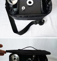 Sac à main pour Shisha Hookah, sacoche de rangement pour Chicha, accessoires étroit et carrés, Portable pour l'extérieur, bol en Silicone, voyage