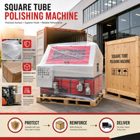 Nouvelle machine de polissage automatique haute précision pour tubes et tubes carrés en acier inoxydable, écologique, pour noyaux de moteurs – Ventes directes usine