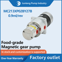 Pompe à engrenages à couplage magnétique pour circuit de refroidissement de batterie de véhicule à énergie nouvelle avec mesure de stabilité à long terme 24 V