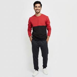 <b>High</b> Quality Custom Logo Printed 100% Cotton Men's French Terry Sweatshirts Thick Heavyweight Winter OEM Service Embroidered - Product Image 1