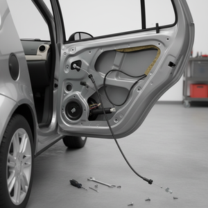 <b>External</b> Door Opening <b>Cable</b> for Smart Forfour 454 - Rear - Product Image 3