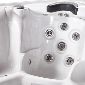 Spa de nage extérieur en acrylique de luxe avec <span class=keywords><strong>jacuzzi</strong></span> et baignoire de massage de fête avec lumières LED - Product Image 4