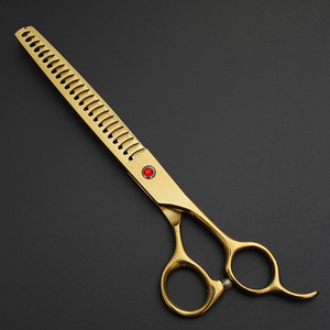 กรรไกรตัดขนสุนัข KingHon Wholesale Dog Grooming Chunker ขนาด 8 นิ้ว ผลิตจากเหล็กกล้าไร้สนิมญี่ปุ่น กรรไกรซอยขนสัตว์เลี้ยง แบบฟันฉลาม - Product Image 2