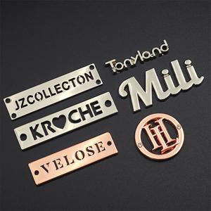 Accessori per Borse Ferramenta Etichetta Marchio in Rilievo 3D Logo Personalizzato per Borsa Targhetta Metallica Patch in Metallo per Borsa - Product Image 2