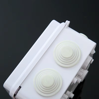 Caja de Protección Impermeable para CCTV de ABS, Caja Eléctrica Resistente a la Intemperie para Gestión de Cables de Cámaras de Seguridad en Interiores y Exteriores