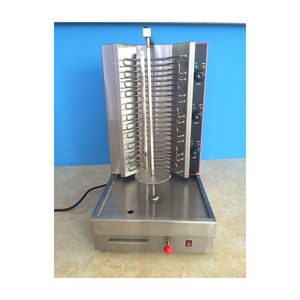 Machine à Kebab Semi-Automatique à Gaz et Électrique avec Deux Brûleurs en Céramique Potis - Product Image 2