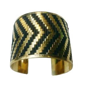 Best Selling <b>Hammered</b> Design Brass Cuff Bracelet Handmade <b>Silver</b> Plated Metal Colored <b>Silver</b> Bracelet Fashion Cuff Bracelets - Product Image 4