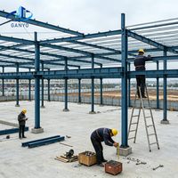 Structure en acier pour petit entrepôt, centre commercial, stockage industriel, conception préfabriquée, fournisseur OEM personnalisé