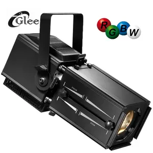 Mini 60W RGBW LED ZOOM tiyatro elipsoidal Leko profil Spot ışık tiyatro sahne stüdyo