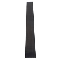 Ebony Wood Fretboard DIY Making Fingerboard Replacement Ideal for Electric Bass Guitar Stringed Instrument Black