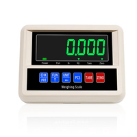 Indicador de Peso Mountscale con Pantalla LED, Indicador de Báscula de Piso, Conectividad Opcional RS232/485/Inalámbrica/Conexión a PC