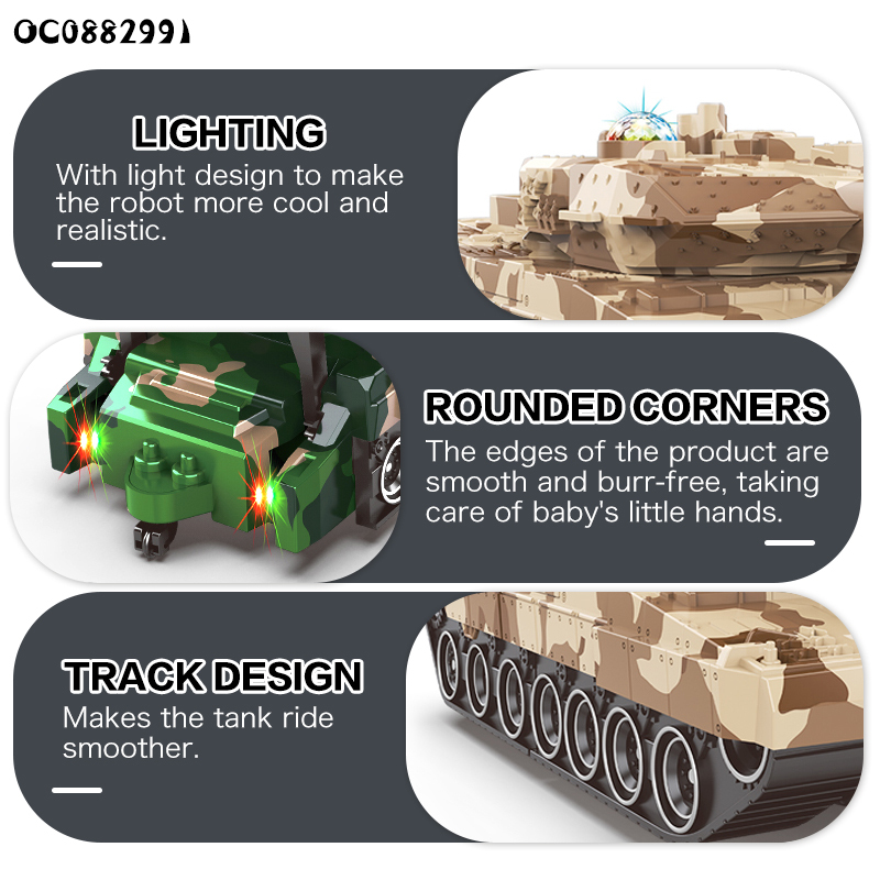 BROTHER TANK RC Tank 1:18 German Panther III Grey Carro armato Telecomandato in scala 1:18