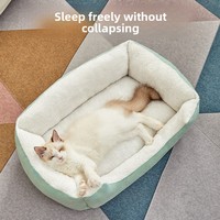 Lit pour chien en mousse à mémoire de forme orthopédique, housse amovible lavable pour les races de grande taille, pour dormir en intérieur
