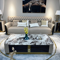 Hot Sale Couch Wohnzimmer Sofas moderne Luxus Echt leder Schnitt Chesterfield Sofa