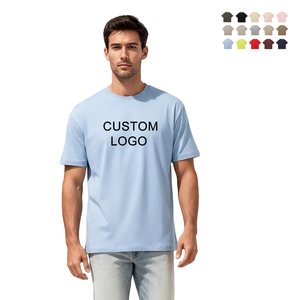 Camiseta de Algodón 100% de Alta Calidad con Logotipo Personalizado, Corte Regular para Hombre, Color Sólido, Unisex - Product Image 1