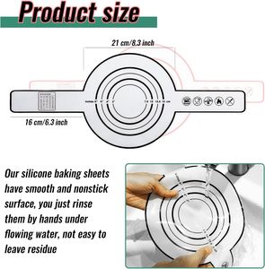Tapis de cuisson en silicone à long manche pour le transfert de pâte à pain, écologique, épaisseur 0,4 mm/0,7 mm, idéal pour la cuisson du pain au four hollandais - Vente chaude - Product Image 6