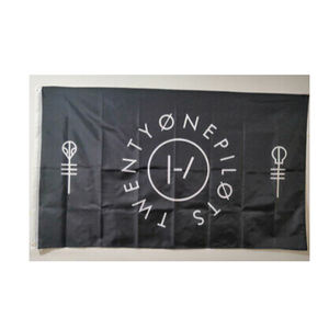 2023 новый продукт дешевые высококачественные 100D полиэстер 3x5ft Пользовательские Двадцать Один пилот флаги - Product Image 3