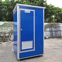 Toilettes chimiques publiques portables de luxe prêtes à l'emploi, style chinois, pour parcs, fabriquées en panneaux sandwich durables