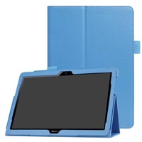 Katlanır PU deri kılıf için Huawei MediaPad T5 AGS2-W09/L09/L03/W19 10.1 "Tablet standı kapak için huawei Mediapad T5 10 kılıf kapak