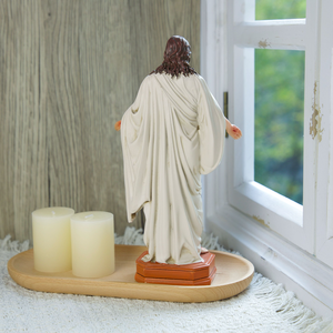 Estatuas Religiosas Católicas de Resina al por Mayor de Fábrica, Jesús Bautizado, Figuras de Resina Personalizadas, Recuerdos Católicos, el Cristo Resucitado - Product Image 6