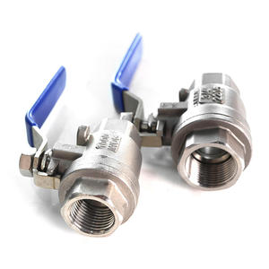 Hijyenik sınıf su vanası erkek kadın NPT BSP KF16 paslanmaz çelikler <span class=keywords><strong>3</strong></span> adet 2 adet küresel vana - Product Image 1