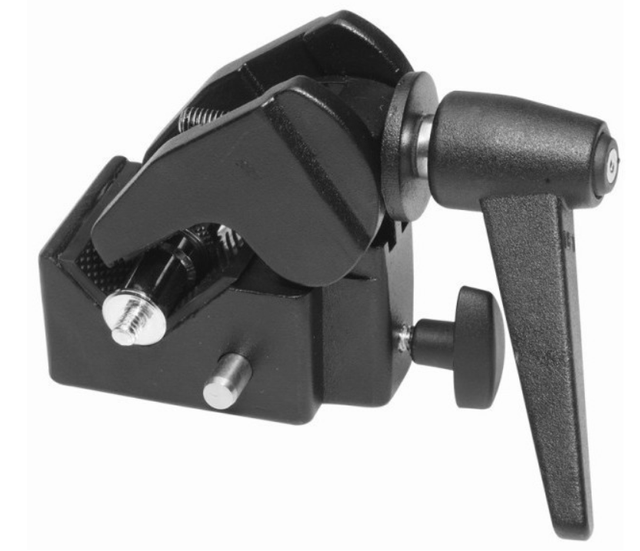 NEW HS-19 C Type Big Strong Super Clamp Crab Claw Clamp Multi-function Strong Clip Screw Hole for Photo Photography Studio Light