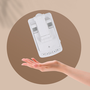 Máy tính để bàn màu đen nhựa điện thoại di động chủ điện thoại di động đứng với loa bluetooth không dây - Product Image 6