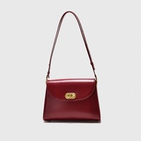 Tas Selempang Wanita Model Kotak Lipat Anti Air Berkualitas Tinggi, Gaya Vintage Elegan, Cocok untuk Musim Panas dan Dingin, Tali Selempang Dapat Disesuaikan