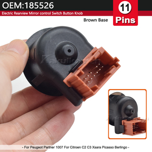 Nuevo Interruptor de Botón para Regulación de Espejo Retrovisor Lateral Mando de Ajuste 185526 Compatible con <span class=keywords><strong>Citroen</strong></span> C2 <span class=keywords><strong>C4</strong></span> Xsara <span class=keywords><strong>Picasso</strong></span> Partner Berlingo 6554.KS - Product Image 2
