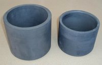 Creusets en graphite pour pièces d'usinage de grafits pour la fusion ou la coulée de métaux amorphes particuliers, métaux rares