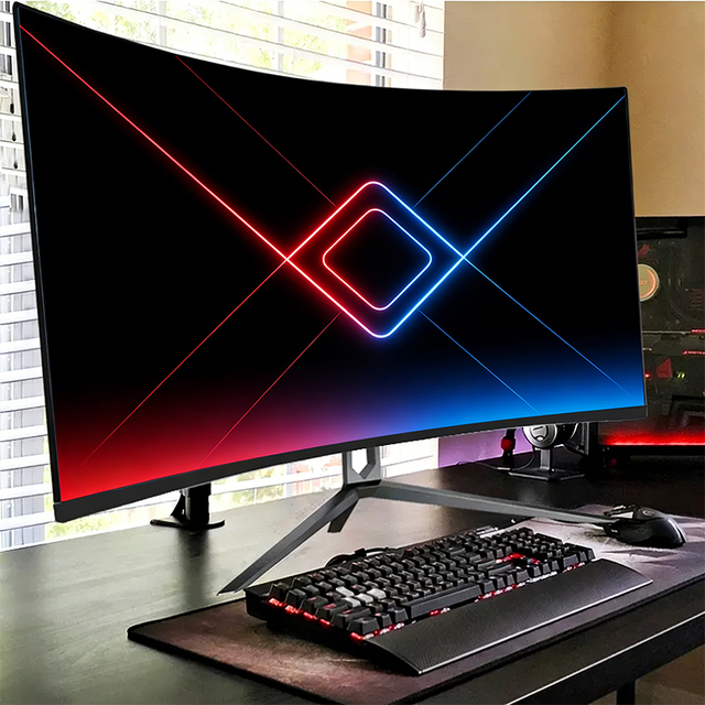 Curved Screen Monitors 24 32 34 Inch Ips Lcd Monitor 144hz 165 hz 4K 1080P 3440*1440P ultra Wide Desk Gaming Screen