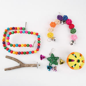 Toptan 5 paket <span class=keywords><strong>Pet</strong></span> kuş oyuncaklar papağan güvercin Swin çan seti Toya küçük <span class=keywords><strong>Pet</strong></span> kolye oyuncaklar malzemeleri - Product Image 4