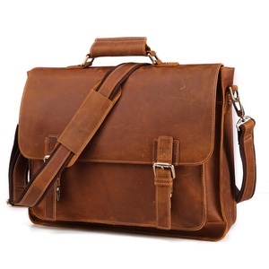 <span class=keywords><strong>de</strong></span> maletín ordenador Vintage abogados Documento Portátil <span class=keywords><strong>de</strong></span> cuero genuino <span class=keywords><strong>de</strong></span> los hombres maletín - Product Image 1