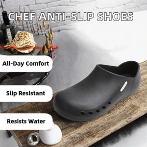 Unisex Comfort Anti-Slip Hotel Kitchen Chef Shoes <b>Clog</b> Waterproof Oil-Proof for Winter Autumn Spring Factory Restaurant Workers - Product Image 2
