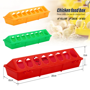 Mangeoire à volaille en plastique Flip-Top <span class=keywords><strong>Canard</strong></span> Oie Seau d'alimentation Mangeoire à poulet Auge - Product Image 6