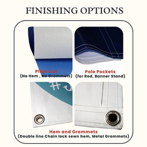 Bandera de Vinilo de Malla Recubierta de PVC para Exteriores Personalizada, Resistente a los Rayos UV, Impermeable, Banderas Promocionales, Asta de Aluminio, Impresión Digital/UV - Product Image 3