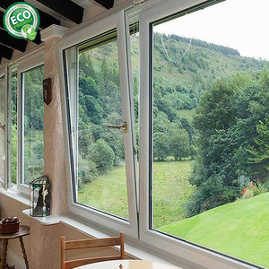 Guangdong Hommie Manufacturer Ventilation Solution Energy Efficient Double Tempered Glass Tilt Turn Aluminum <b>Window</b> - Product Image 5