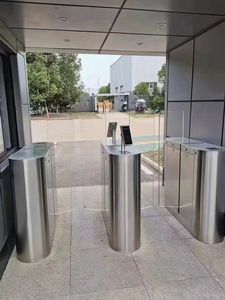 Porte coulissante anti-escalade de reconnaissance faciale d'aéroport de tourniquets coulissants automatiques à grande vitesse - Product Image 6