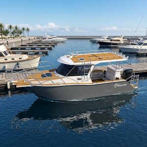 Yate de Pesca de Lujo Gospel de <span class=keywords><strong>8m</strong></span>, de Aluminio Soldado, con Cabina, para Pesca Deportiva y Recreativa - Product Image 1