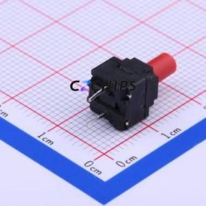 TSW084G150-250 Tactile Switch Through hole Component (THT) Switch Single Pole Single Throw Round Button 2.3N Through Hole - Product Image 2