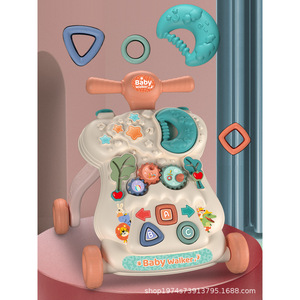 Poussette trotteur anti-basculement pour bébés de 6, 7 et 18 mois, jouet d'aide à la marche en plastique pour nourrissons et tout-petits - Product Image 2