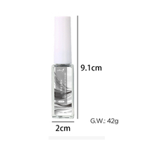 Vernis à ongles liquide métallique effet marbré or et argent, écologique, séchage rapide, échantillon gratuit