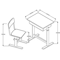 Mesas para Estudiantes, Muebles Escolares y Comerciales, Juego de Mesa y Silla para Niños