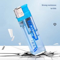 Briquet électronique jetable en plastique de haute qualité, prix de gros d'usine, pas cher, pour fumer des cigarettes