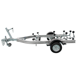 <span class=keywords><strong>Remorque</strong></span> <span class=keywords><strong>de</strong></span> <span class=keywords><strong>bateau</strong></span> galvanisée robuste avec attelage ADR <span class=keywords><strong>de</strong></span> 50 mm, chaîne <span class=keywords><strong>de</strong></span> sécurité, système <span class=keywords><strong>d</strong></span>'éclairage LED complet pour bateaux en fibre <span class=keywords><strong>de</strong></span> verre et en aluminium - Product Image 3