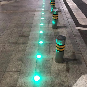 Borne lumineuse de signalisation routière Chuang An Yue CS-WRS-824 LED 24V DC, clignotante 12Hz pour la guidée du trafic piétonnier - Product Image 1