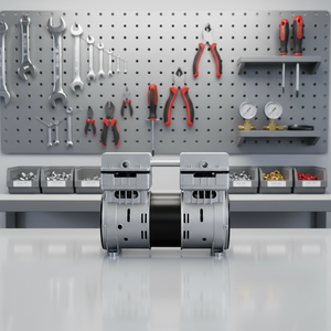 Compresseur d'air silencieux sans huile <span class=keywords><strong>BST400</strong></span>/7AF/BSAC220V110V380V440V105V120V240V, petit moteur silencieux, composant de moteur, refroidissement par air, neuf - Product Image 1