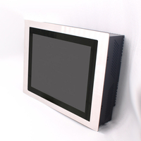 PC todo en uno con pantalla táctil de 15 pulgadas PC industrial montada en la pared con panel de pantalla táctil