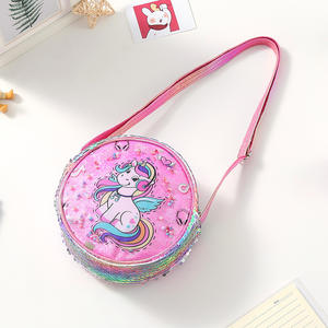 Neue Pailletten Einhorn Umhängetasche Regenbogen Glitter Cartoon Schulter Schulter taschen Mädchen Handtasche für Kinder - Product Image 2